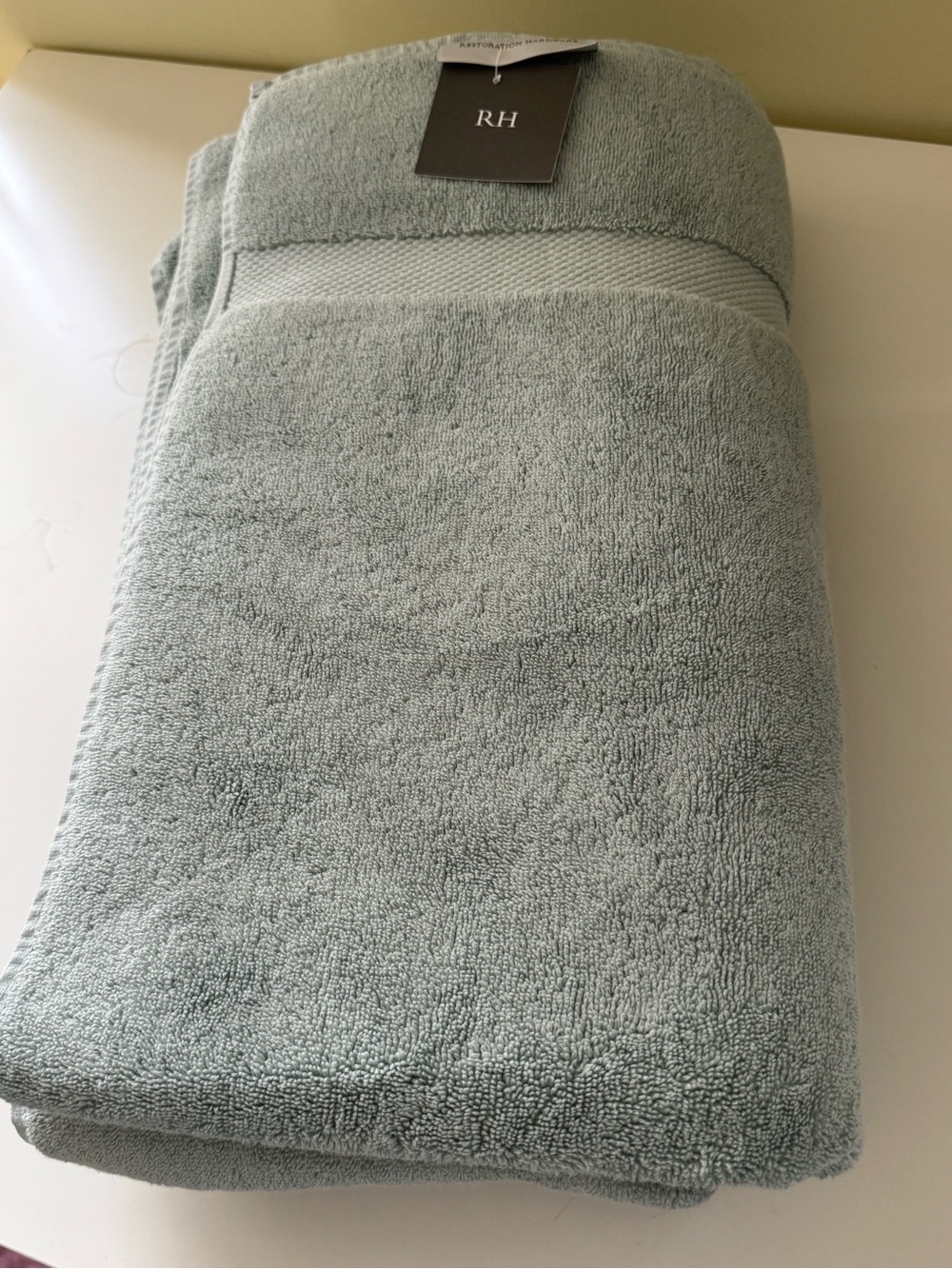 NWT RH Restoration Hardware 802 Turkish Cotton Bath Sheet Oversized Spa Towel